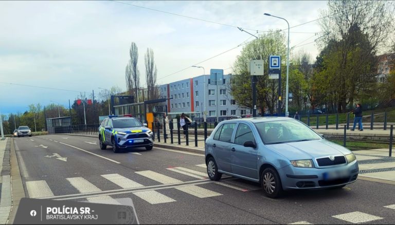 Dopravná nehoda v Bratislave