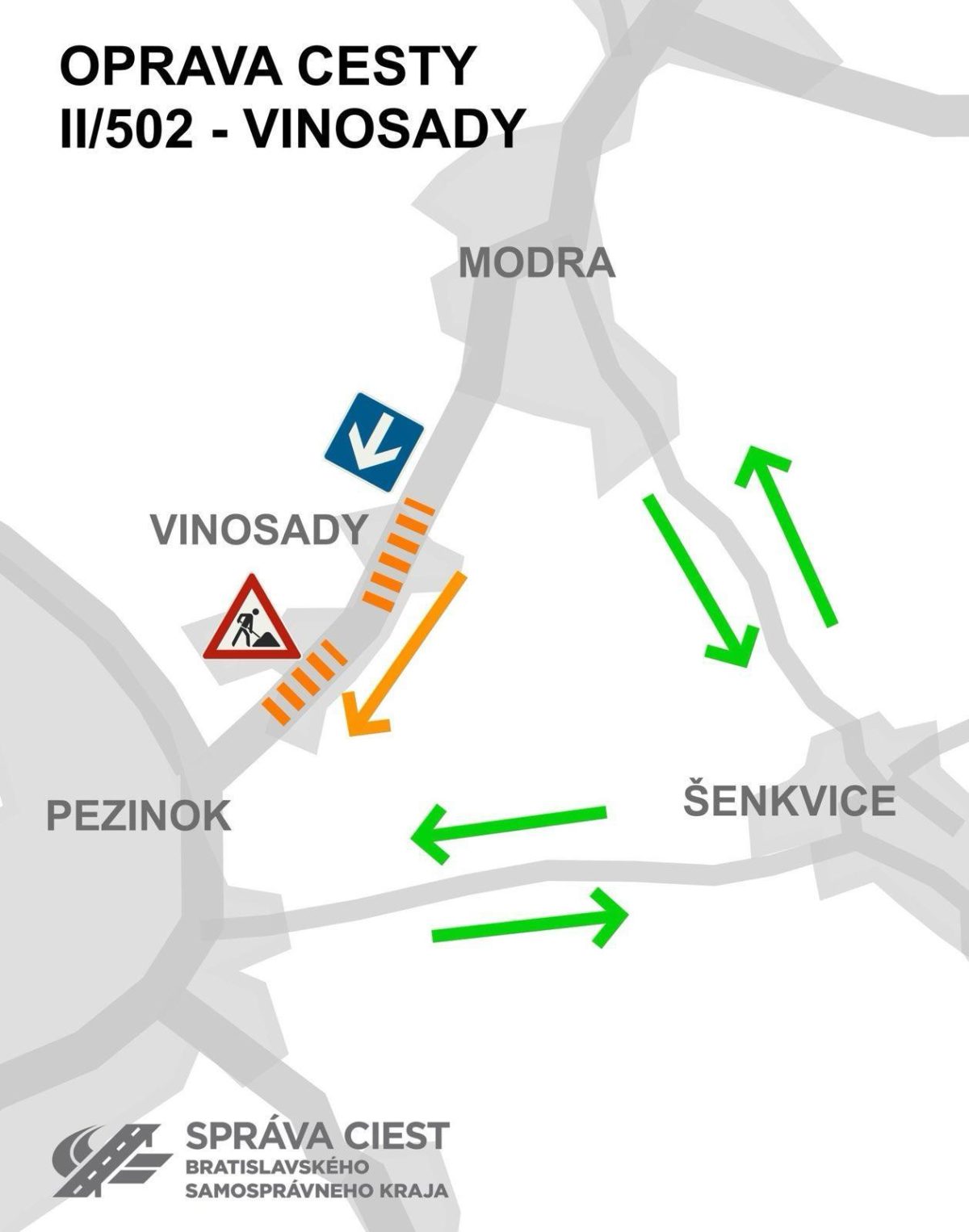 Dopravné obmedzenia, Vinosady – Pezinok