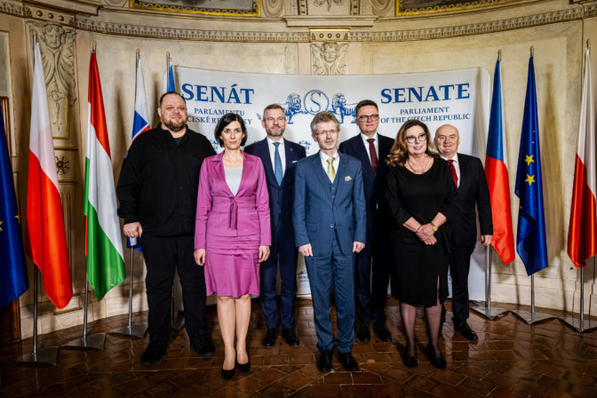 V4: Samit predsedov parlamentu V4 a Ukrajiny v Prahe