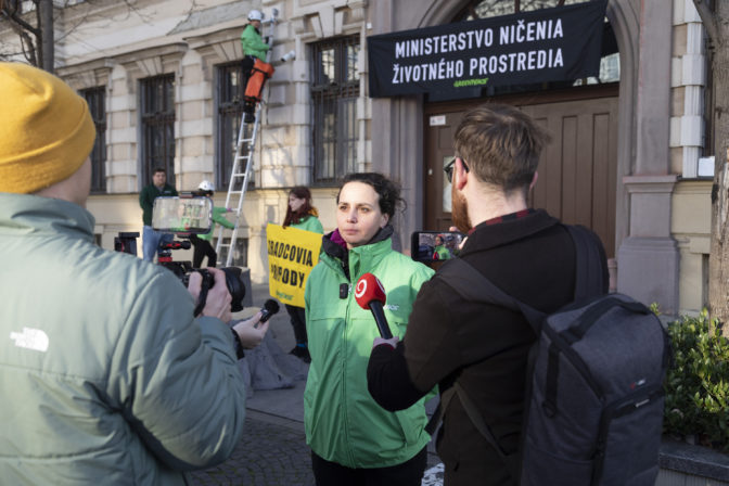 Greenpeace Slovensko, Ministerstvo životného prostredia