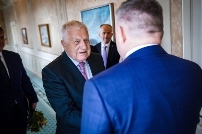 PREMIÉR: Prijal bývalého prezidenta ČR Václava Klausa
