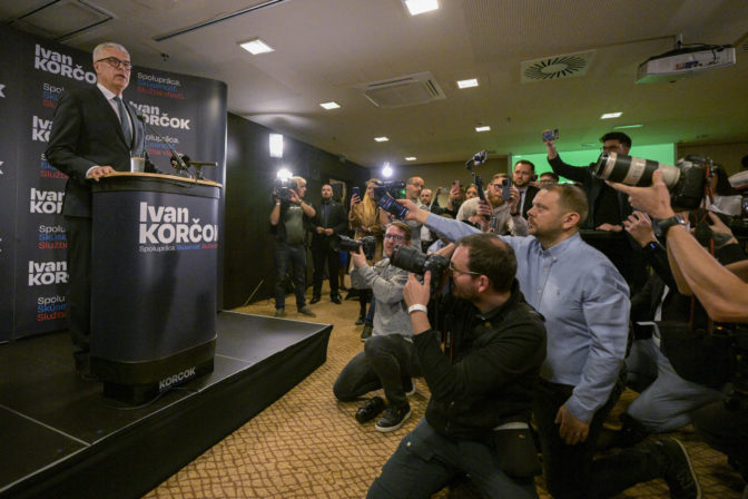 VOĽBY: Volebná noc Ivana Korčoka