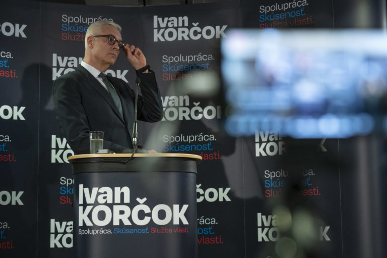 VOĽBY: Volebná noc Ivana Korčoka