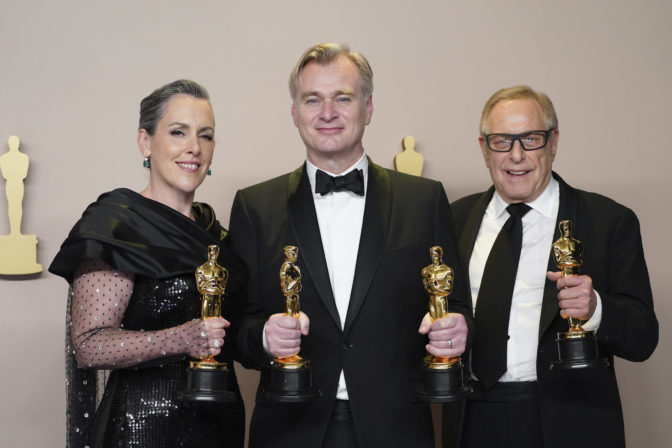 Emma Thomas, Christopher Nolan, Charles Roven