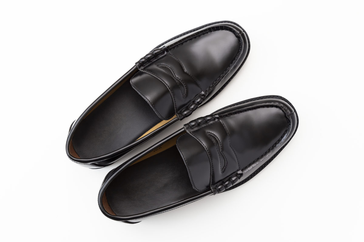 Loafers on a white background.