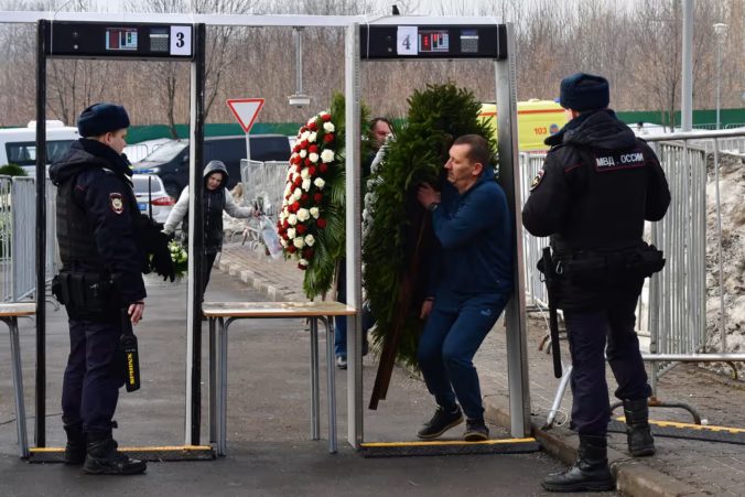 Pohreb ruského opozičného lídra Alexeja Navaľného