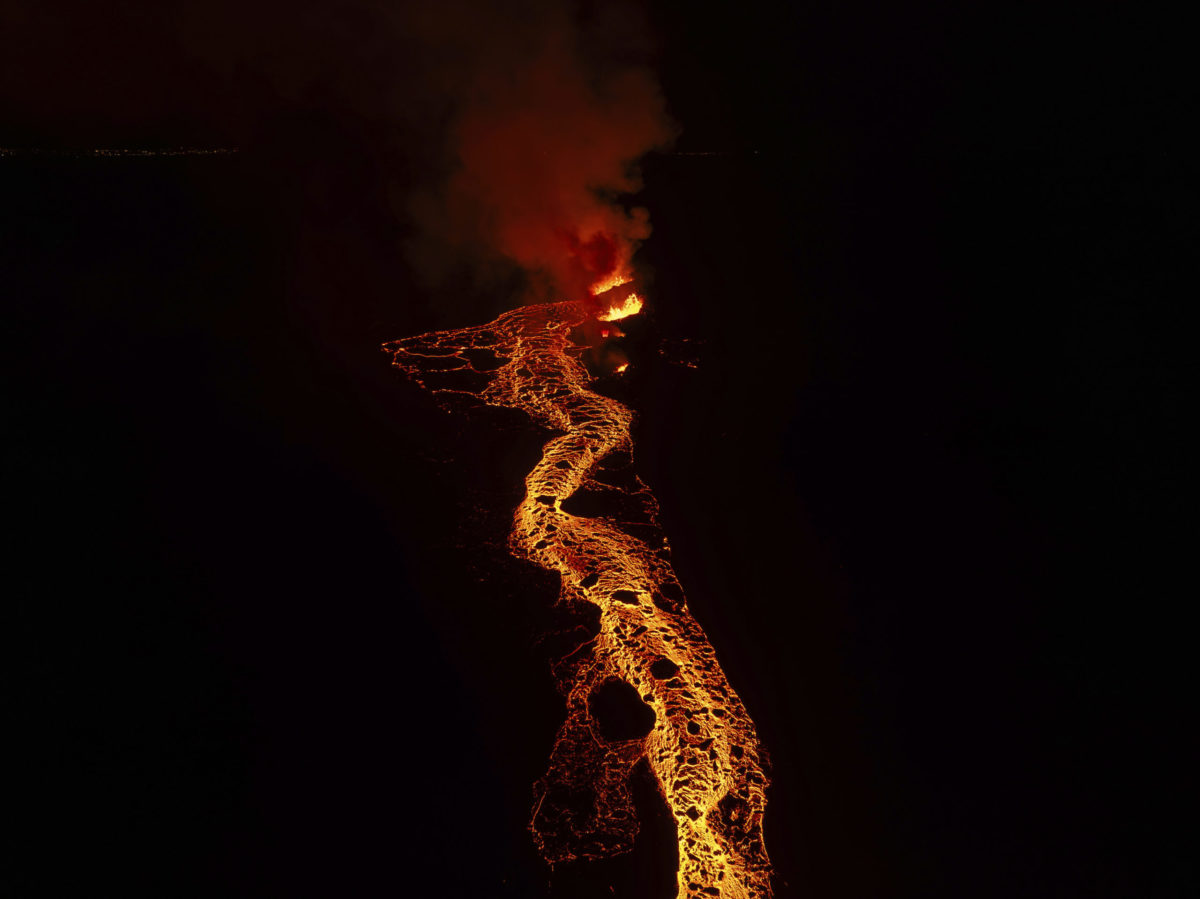 Island, erupcia sopky