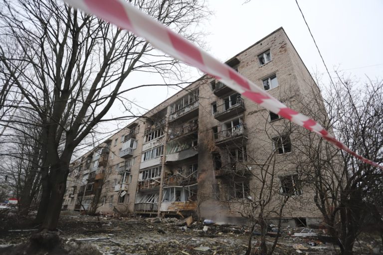Bytovka, Petrohrad, útok dronom