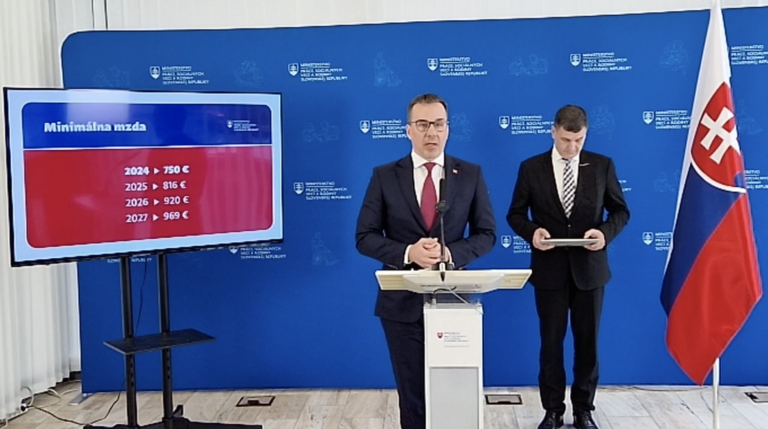 TB ministra práce Erika Tomáša k minimálnej mzde