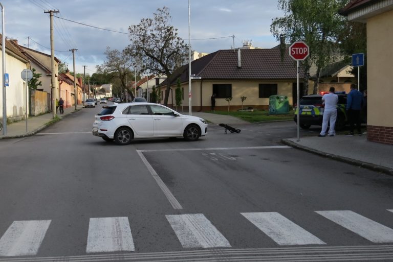 Elektrická kolobežka, dopravná nehoda