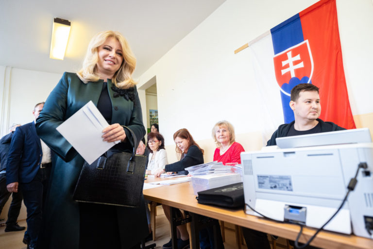 VOĽBY: Volebný akt Zuzany Čaputovej