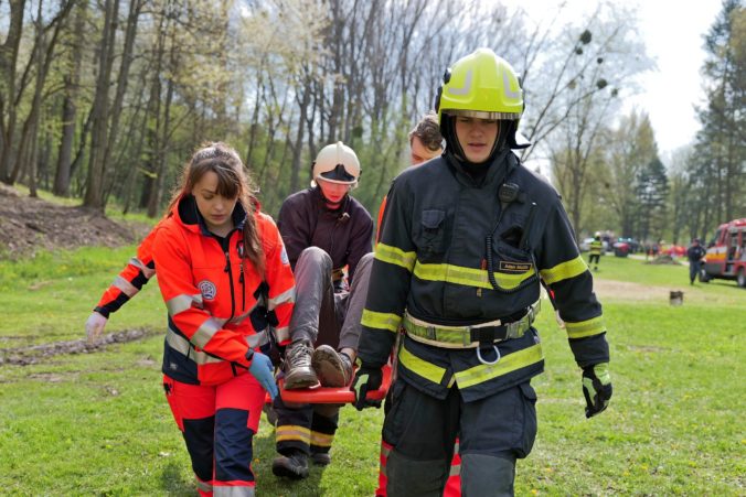 FZO PU: Cvičenie budúcich zdravotníckych záchranárov