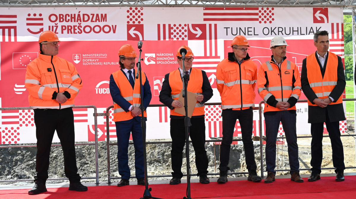 DOPRAVA: Slávnostné začatie razenia tunela Okruhliak
