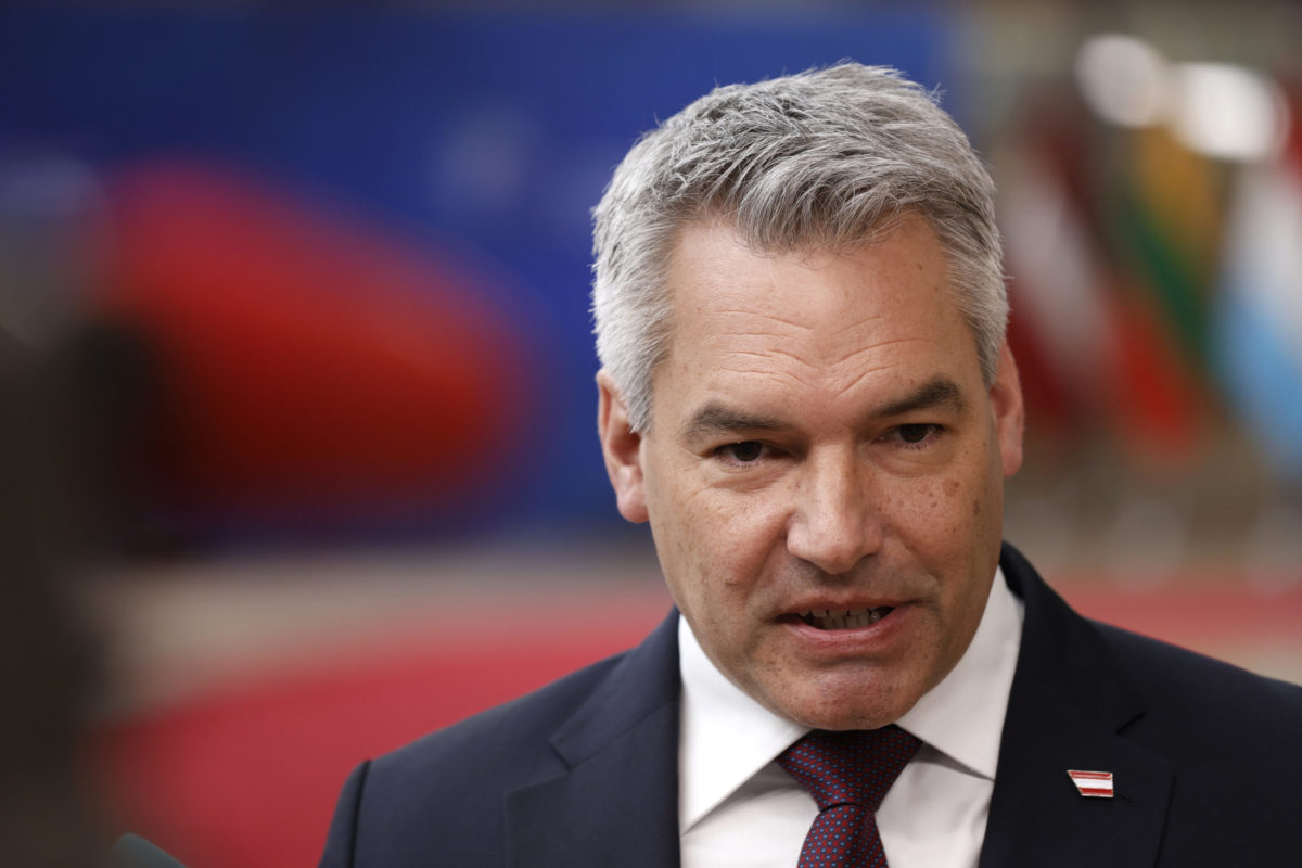 Rakúsky kancelár Karl Nehammer