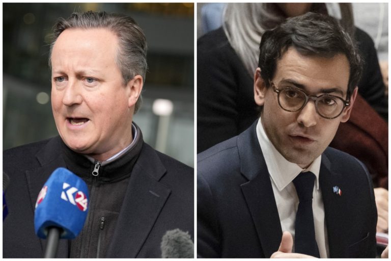 David Cameron, Stéphane Séjourné