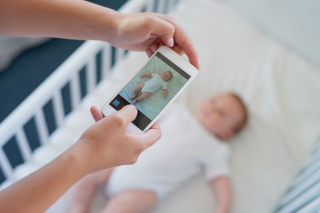 Fotografia, dieťa, bábätko, mobil