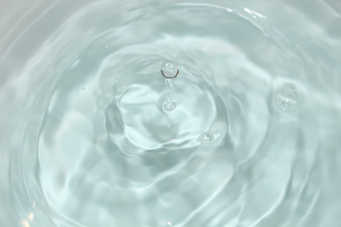 Beautiful and simple background of water