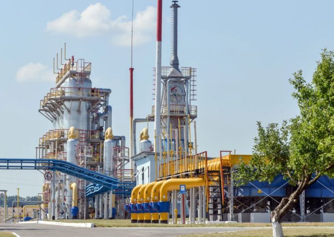 Plynárenské zariadenie v okrese Stryj vo Ľvivskej oblasti