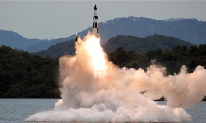 Severokorejský test rakety