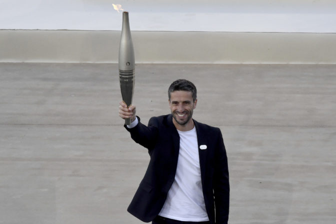 Greece Paris Olympics Flame