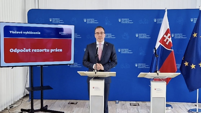 TB ministra práce, sociálnych vecí a rodiny Erika Tomáša