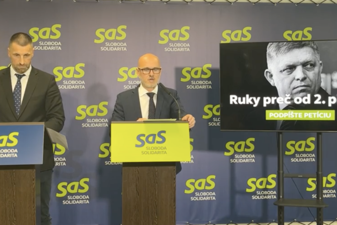 Tlačová beseda strany SaS