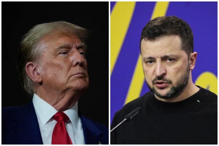 Donald Trump a Volodymyr Zelenskyj