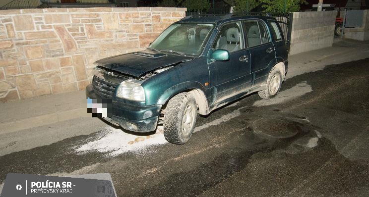 Krádež auta, Sabinov