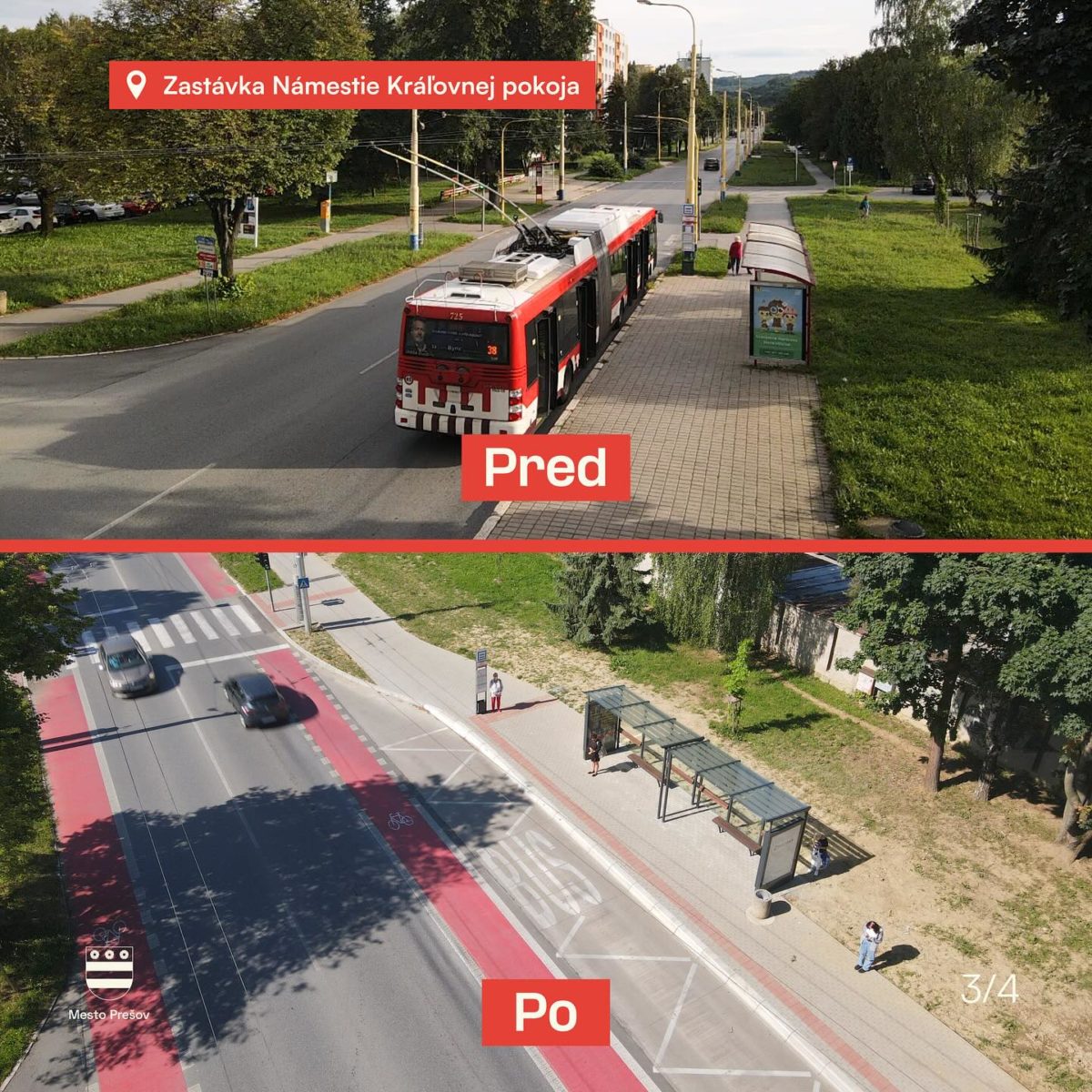 Prešov, rekonštrukcia