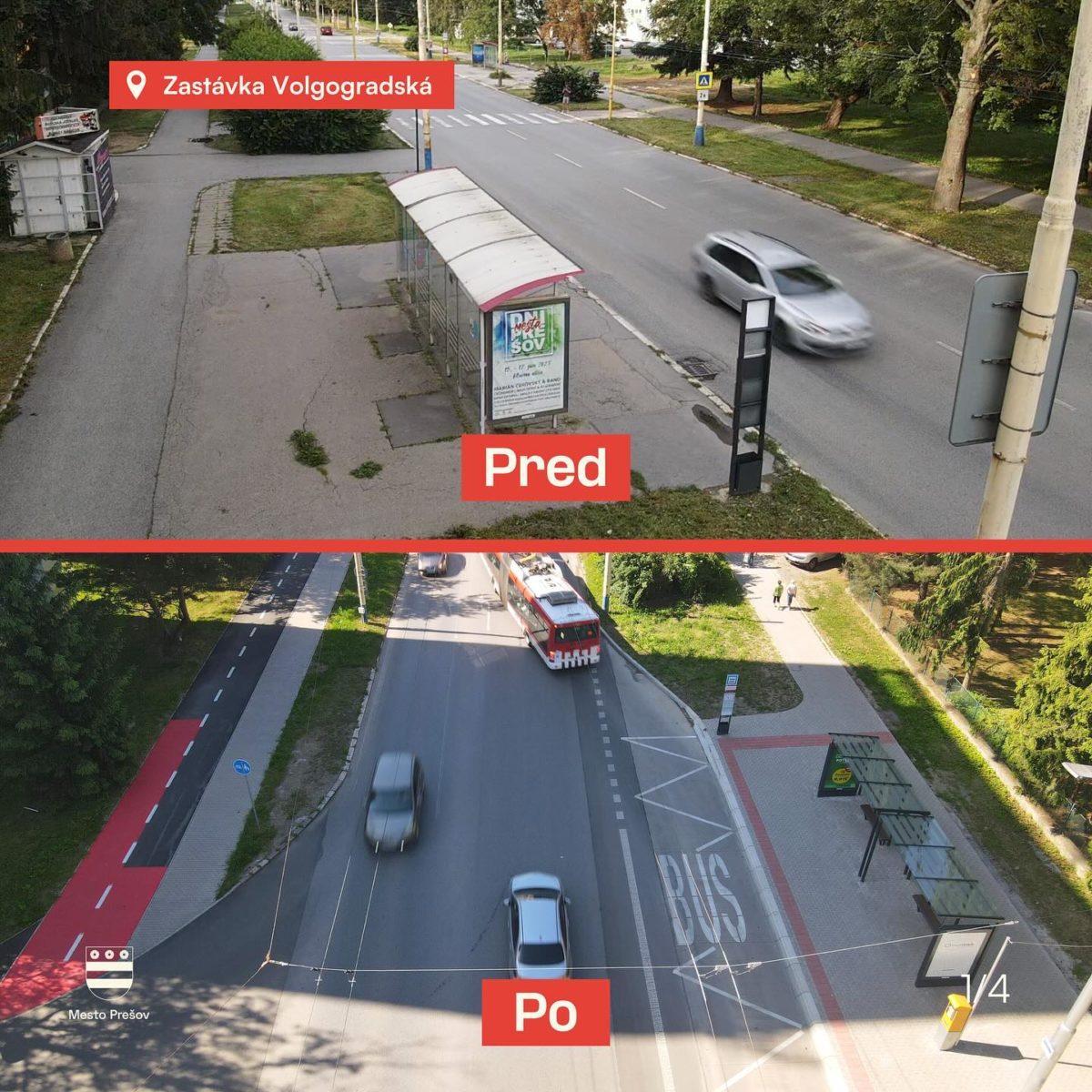 Prešov, rekonštrukcia