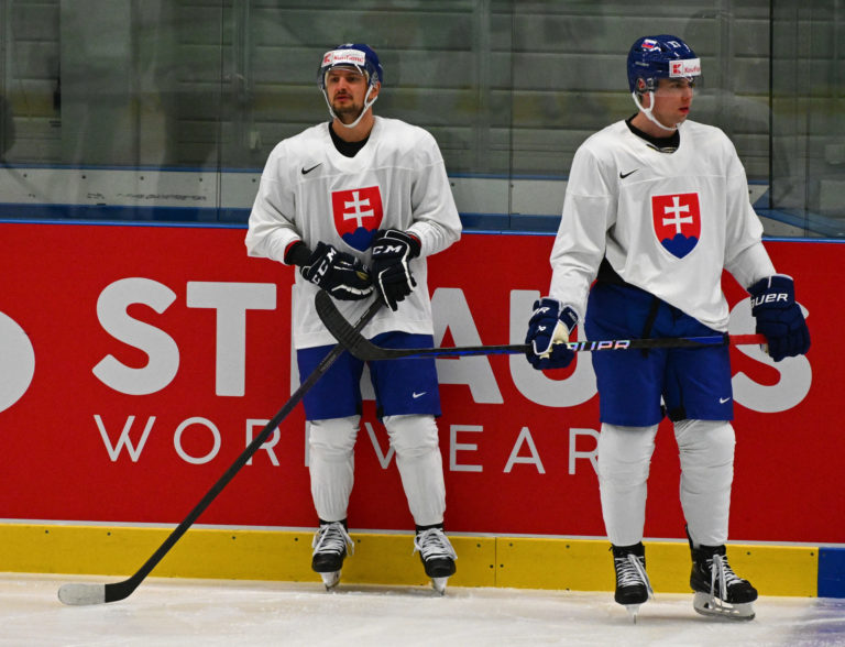 HOKEJ MS: Oficiálny tréning - Slovensko