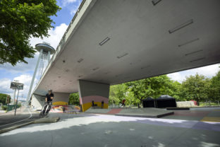 BRATISLAVA: Nový skatepark pod Mostom SNP