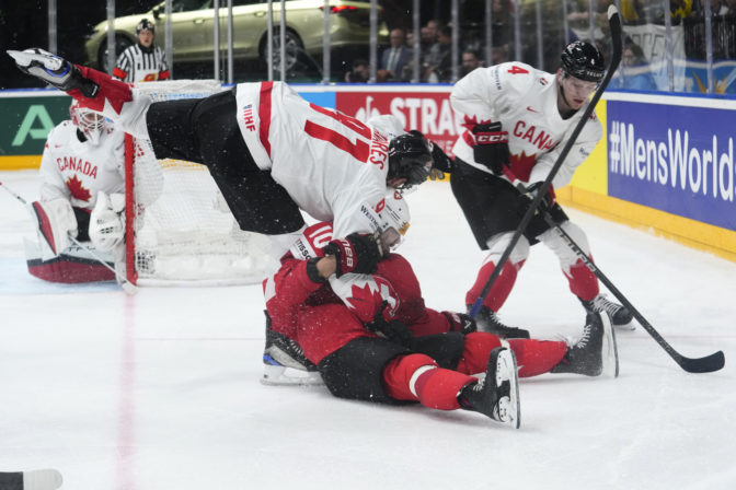 Semifinále MS v hokeji 2024: Kanada - Švajčiarsko (fotografie)