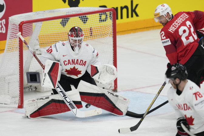 Semifinále MS v hokeji 2024: Kanada - Švajčiarsko (fotografie)