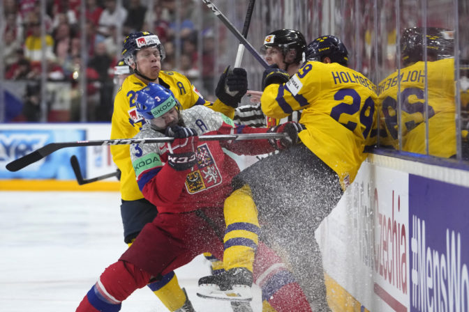 Semifinále MS v hokeji 2024: Švédsko - Česko (fotografie)