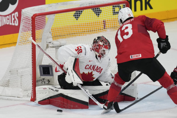 Semifinále MS v hokeji 2024: Kanada - Švajčiarsko (fotografie)