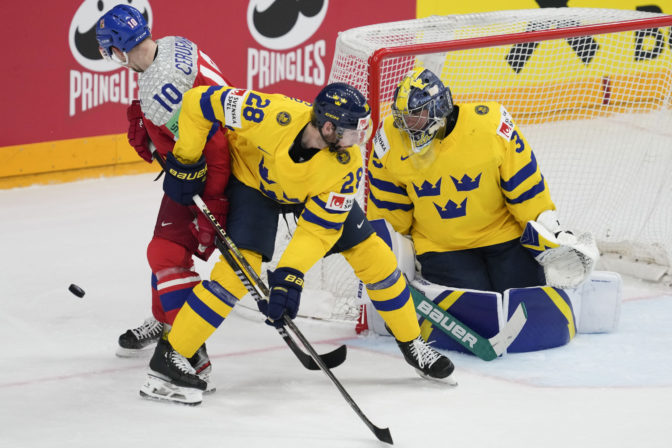 Semifinále MS v hokeji 2024: Švédsko - Česko (fotografie)