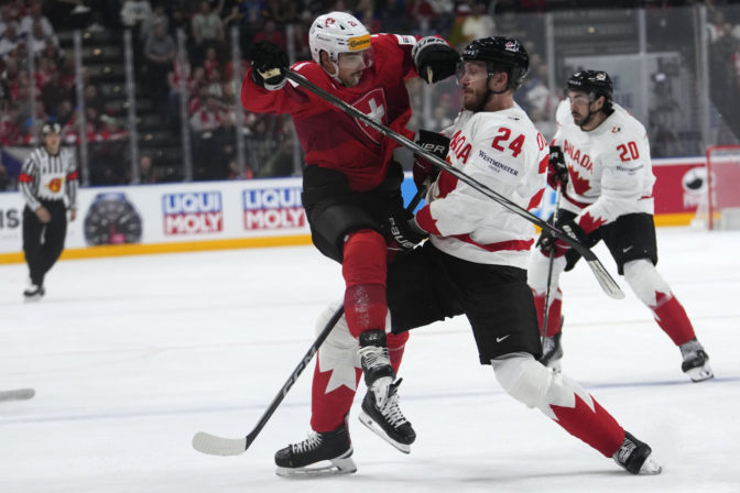 Semifinále MS v hokeji 2024: Kanada - Švajčiarsko (fotografie)