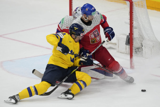 Semifinále MS v hokeji 2024: Švédsko - Česko (fotografie)