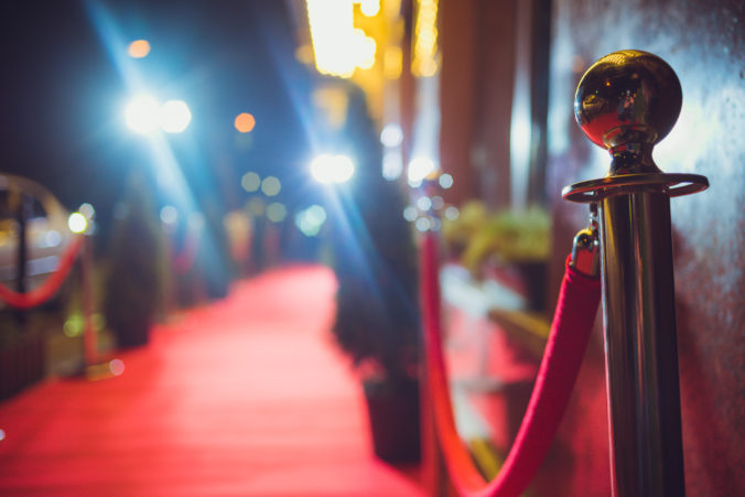 Red carpet entrance