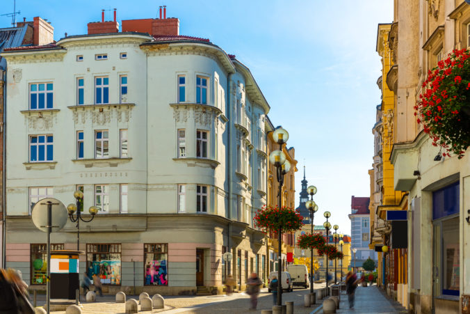 View of Ostrava streets