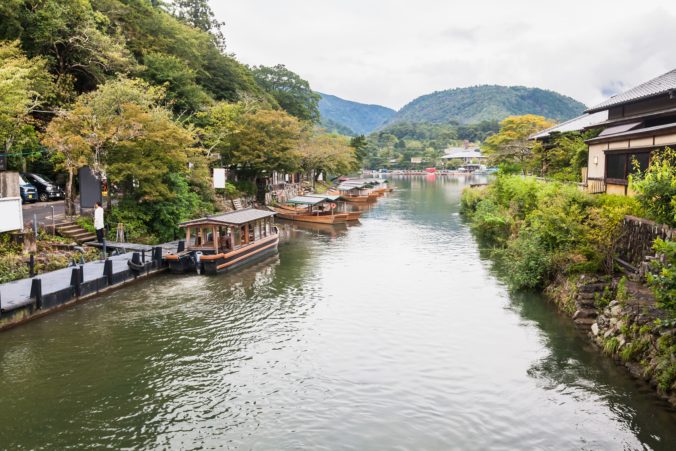 Summer Autumn Transit in The Kamo River, Kyoto