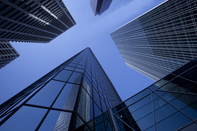 Skyscrapers with Jumbo Jet