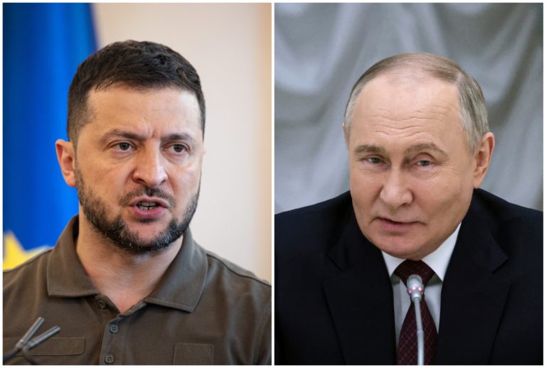 Zelenskyj, Putin