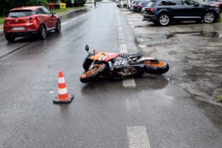 Dopravná nehoda, motorkár