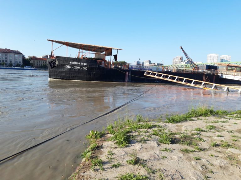 Dunaj na Tyršovom nábreží