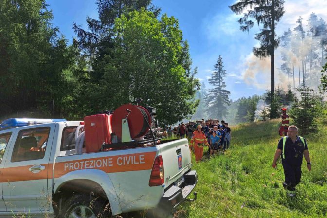 SPIŠSKÉ BYSTRÉ: Simulovaný lesný požiar