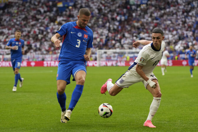 Osemfinále ME vo futbale 2024: Anglicko - Slovensko