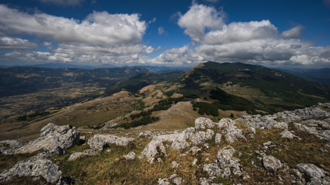 Volturino mount landscape, viggiano, potenza, basilicata