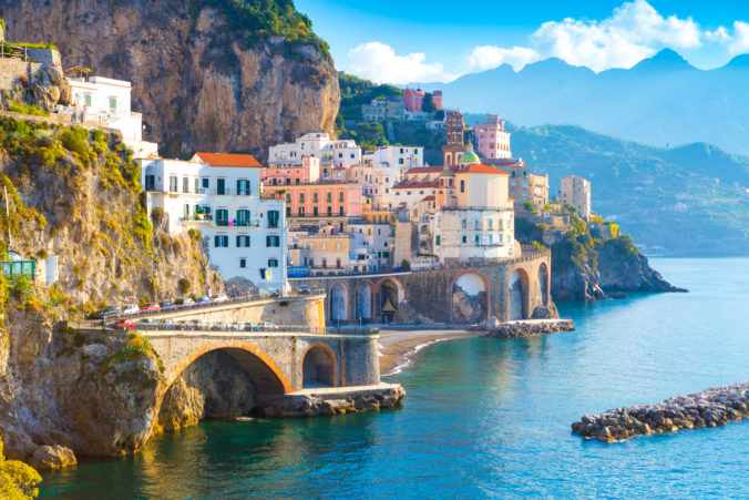 Morning view of Amalfi